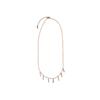 Collier - LUXENTER - Rambol - zircone brillante - or rose 18 carats - 42 cm + 5 cm