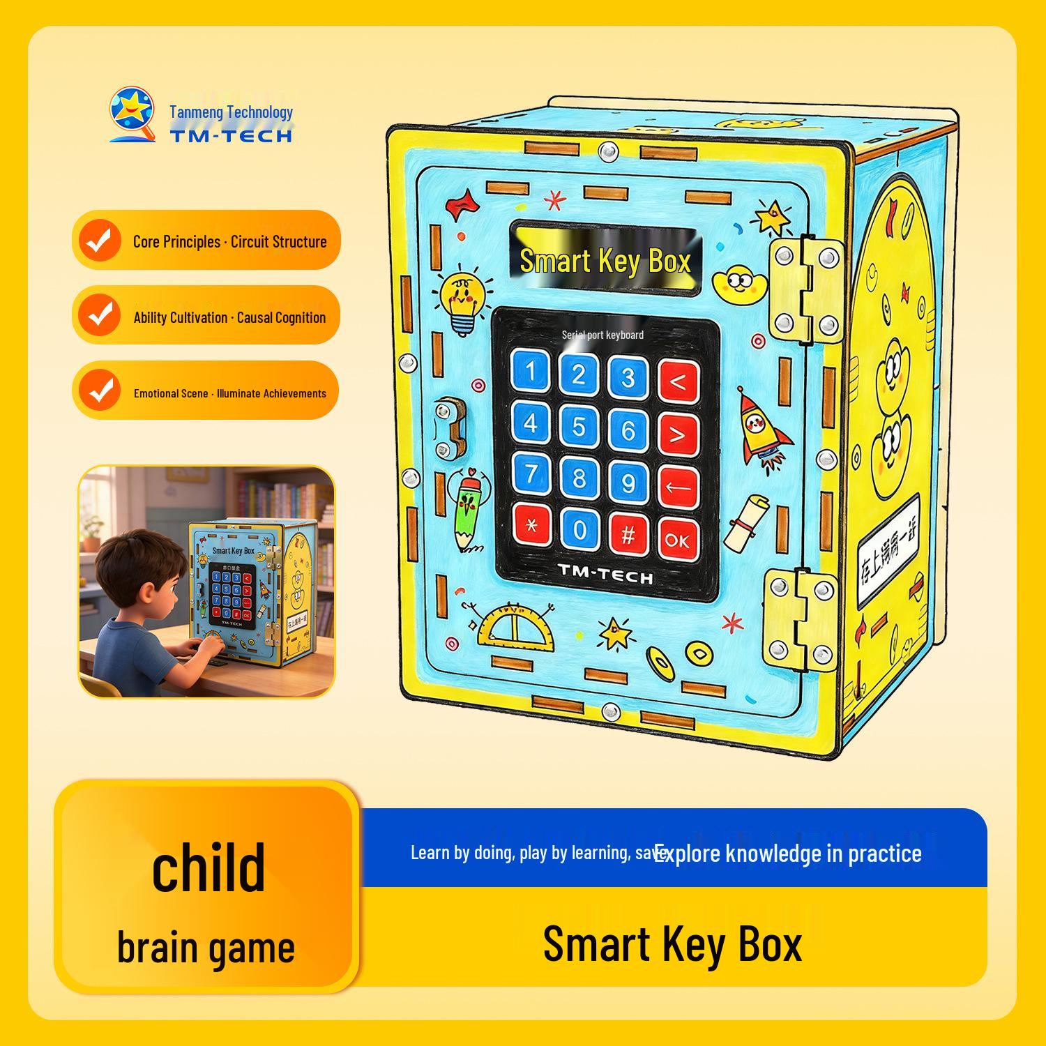 Smart Password Box: DIY Science Experiment Kit for Kids