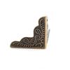 10PCS 3.6x2.4cm Luggage Case Box Corners Brackets Decorative Corner For Furniture Decorative Triangl