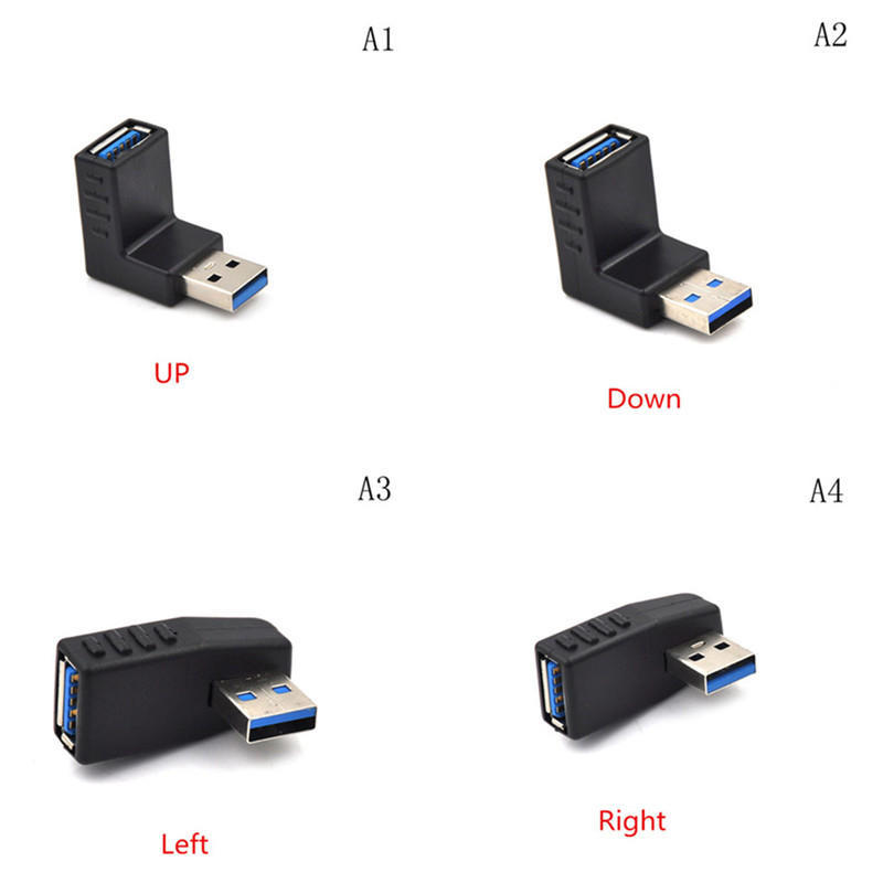 

Usb 3.0 Угловой адаптер для мужчин и женщин L-образный удлинительный разъем Right