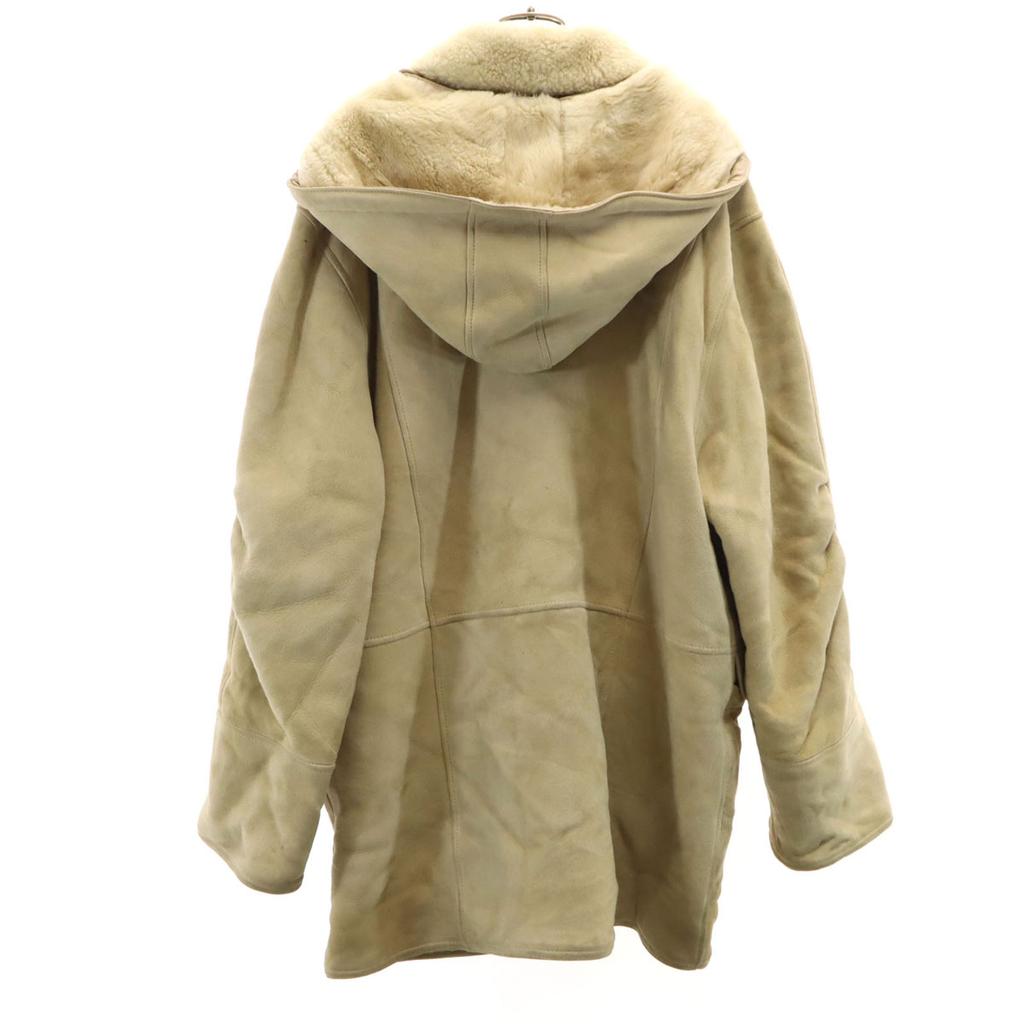 DOWN UNDER INTERNATIONAL 80s 90s Old Mouton coat XL beige Men's Used