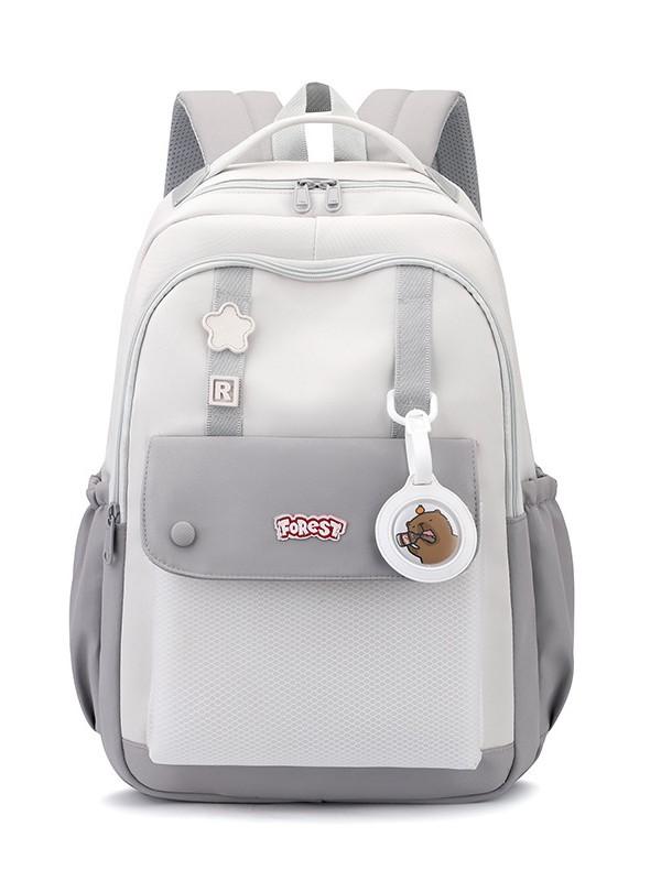 Schoolbag New Casual Schoolbag Junior High School Student High School Student Light Commuter Backpack High Value Large Capacity Outdoor Backpack