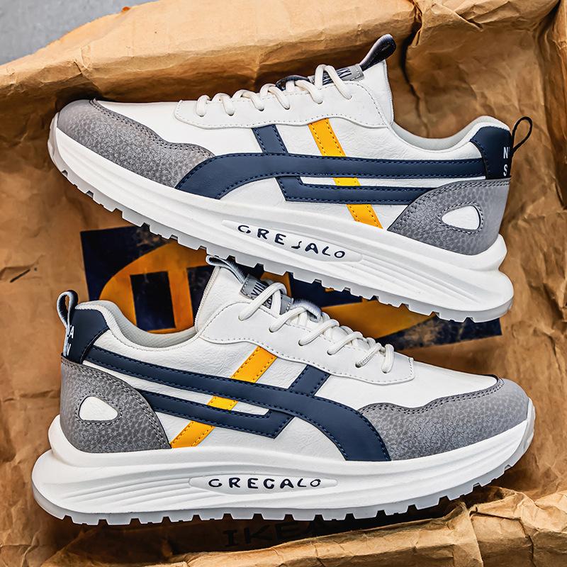 

Популярные мужские туфли интернет-знаменитости, весенний тренд, дышащие, универсальные, молодежные, легкие, с мягкой подошвой, повседневные, для папы, модные 38