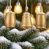 Korrosionsbeständige Metall-Hängeglocken Rundmaul Weihnachtsglocken-Anhänger Hofdeko