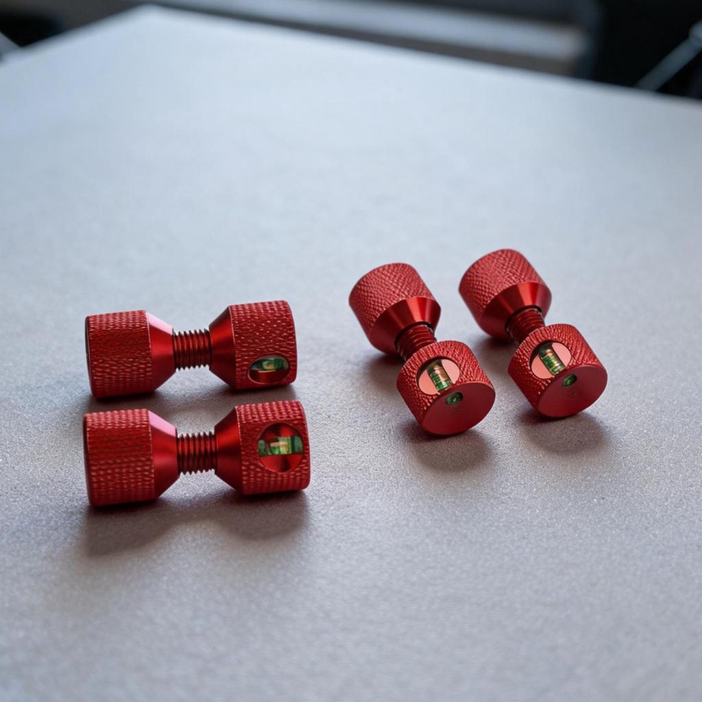 Built-in Bubble Level Flange Locating Pin Dual-hole Level Pin