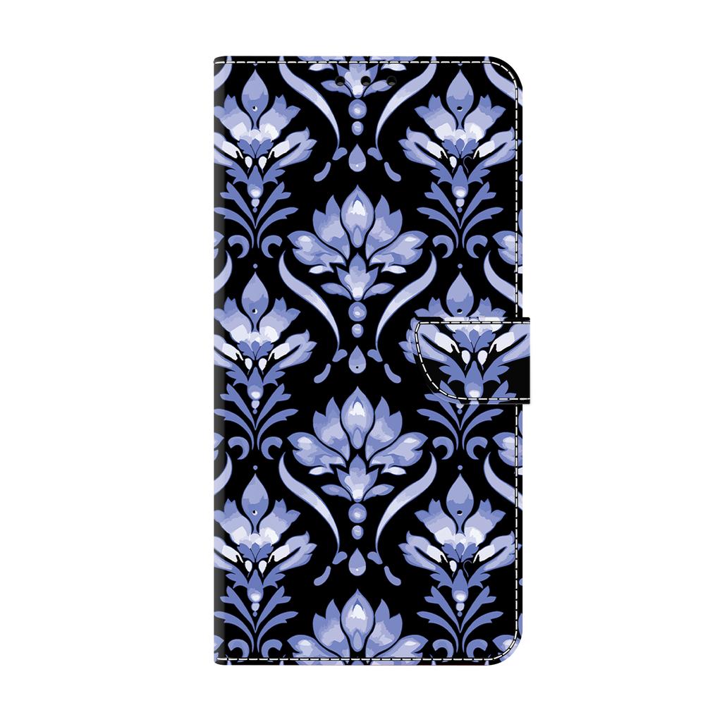 Portfel ze skóry z malowanymi wzorami 3D typu flip do Samsung Galaxy S25 S24 S23 S22 S21 S20 S10 S10e S9 S8 Plus Ultra FE EDGE 4G/5G Etui