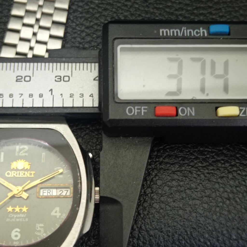 VINTAGE ORIENT AUTOMATIC JAPAN 46943 MENS ORIGINAL DIAL WATCH A700167-5 R201-a700167