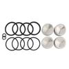 Front/Rear Brake Caliper Rebuild Kit 44313-00 for Harley Sportster XL Dyna Softail Touring Road King Electra Road Street Glide