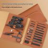 16-Piece Unisex Stainless Steel Manicure & Pedicure Kit