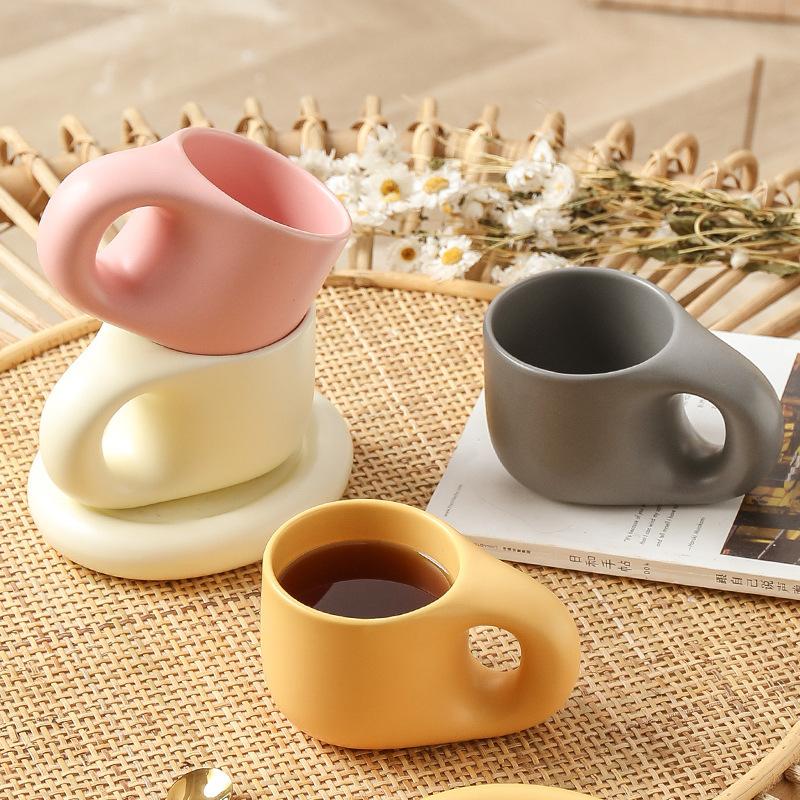 Nordic Fat Coffee Cups and Saucers Suit Wholesale