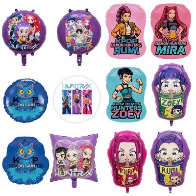 KPOP Demon Hunters Themed Balloon Birthday Party Decoration