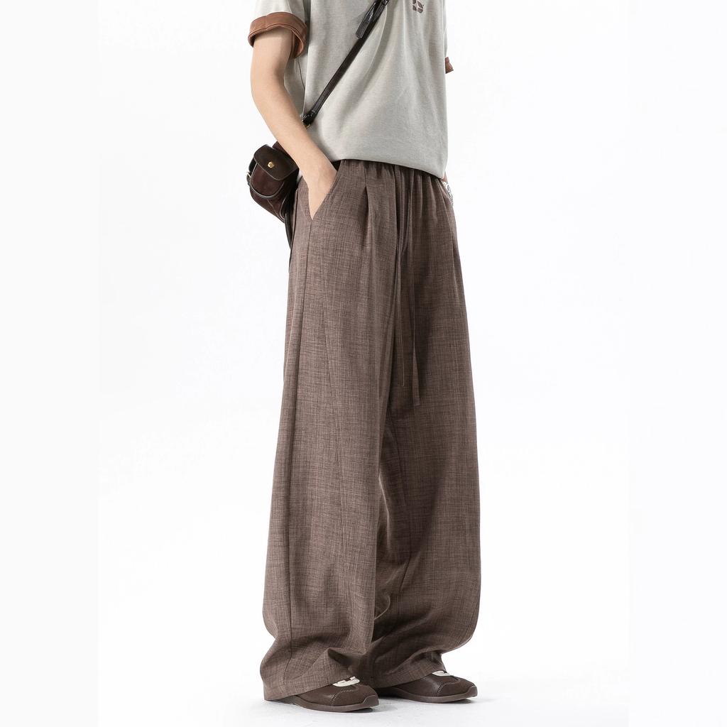 Summer new retro scimitar pants boys versatile loose casual pants daily commuting spot wholesale