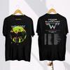 Weezer Band Tour 2024 Zwaar Katoen Zwart Alle Maten T-shirt Voor Mannen MM113 Unisex T-shirt