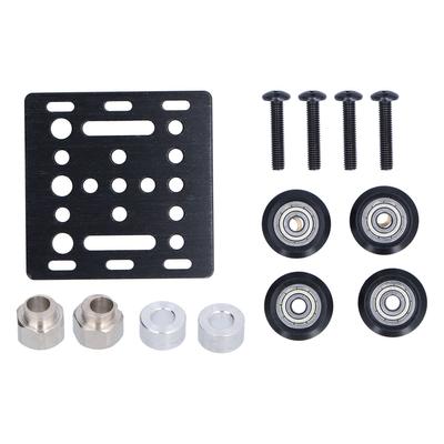 Gantry Plate Aluminium Alloy Build with Pulley 3D Printer Accessory Set Kit