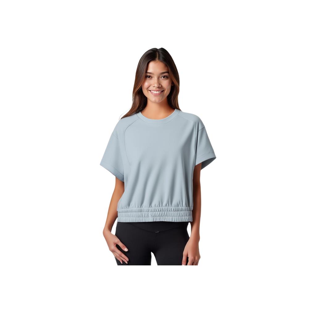 Under Armour Comfortable Loose Versatile Short Sleeve T-Shirt Women Tops Sky-Blue 6006017-465