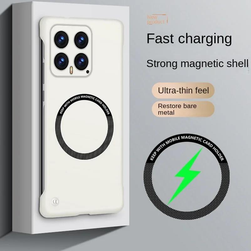 Για σκληρή θήκη τηλεφώνου Magsafe χωρίς πλαίσιο για Honor 200 Smart 5G X7C 4G X9C X60 Pro X60i Ασύρματη φόρτιση αντικραδασμικό κάλυμμα