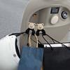 Clip On Double Hook Storage Rack Cartoon Electric Vehicle Hook Rack  Shopping Bags