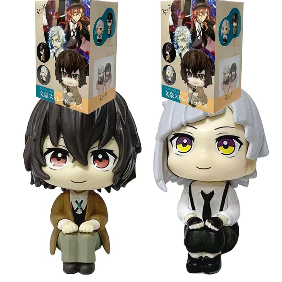In Stock MegaHouse LooK Up Bungou Stray Dogs Dazai Osamu Nakajima Atsushi Action Figure Toys PVC Model Collection Kwaii Q Doll