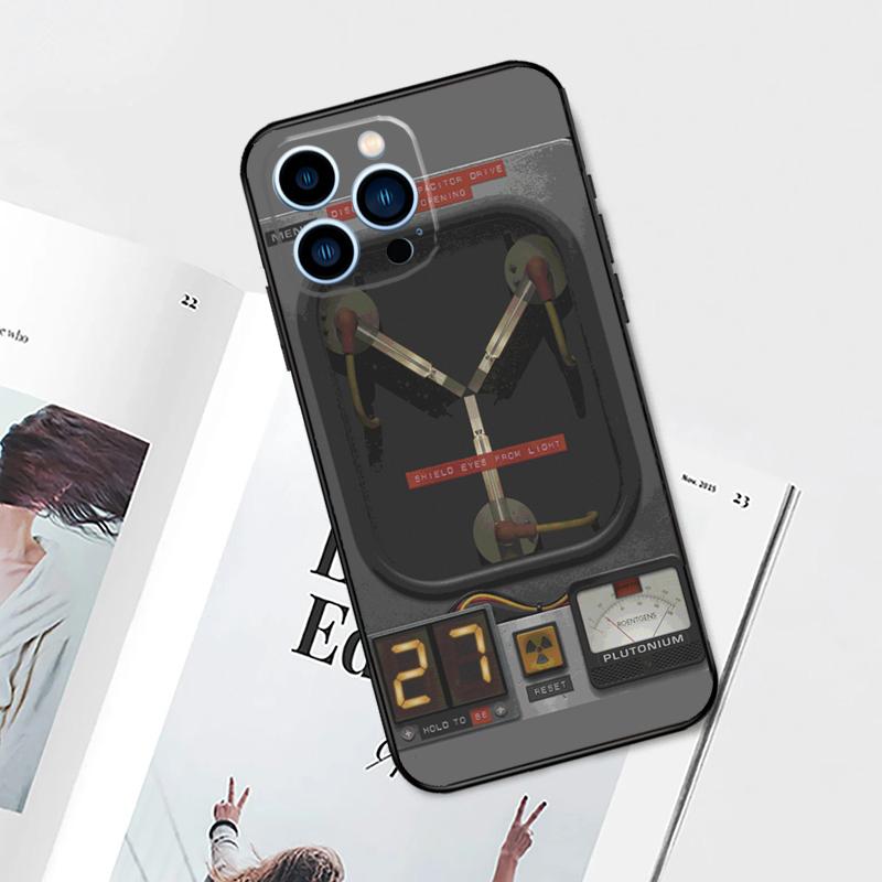 Back To the Future Flux Capacitor Case For iPhone 17 Pro Max 17 Air 11 14 15 16 Pro Max 12 13 Mini 16 Plus 16e Phone Cover