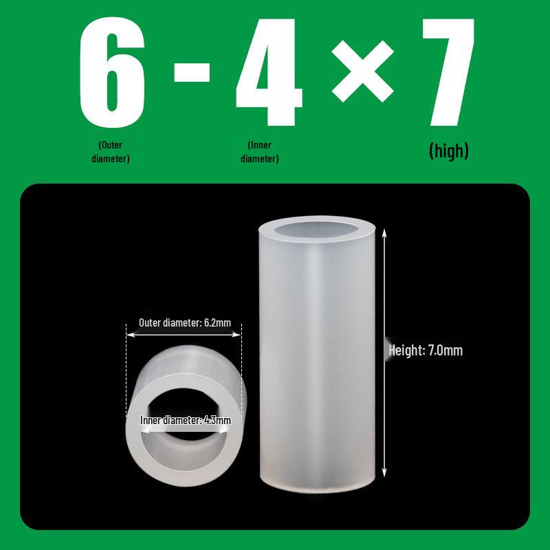 Nylon Insulating Spacer M4M5 Round Riser for LED Lamps and PCB Support