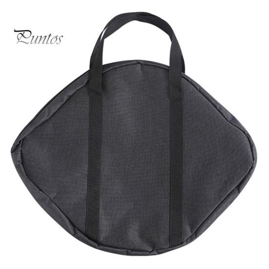 

Портативная сумка для хранения подноса для гриля для кемпинга, безопасное хранение многофункционального органайзера для хранения кастрюль большой емкости чёрный