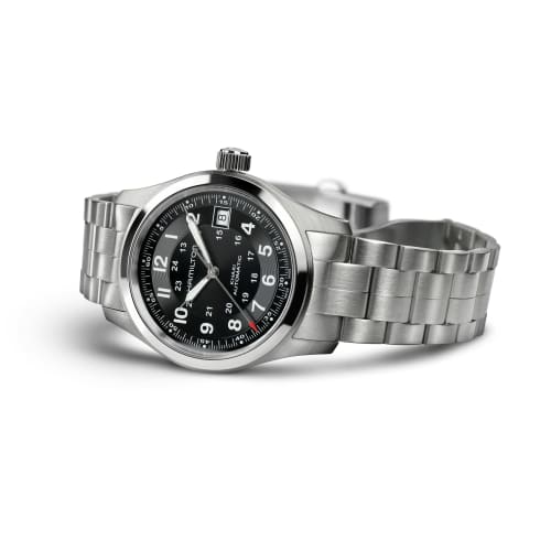 Hamilton Khaki Field Auto Men's Watch H70455133, Officially Guaranteed, Imported