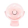 Small Desk Fan with Clamp 5 Speed Settings 3 Brightness Levels 720 Degree Rotation Rechargeable