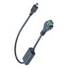 Durability 30cm 2Pin to Mini 5Pin Power Adapter Cable Voltages Converter Power Cord For Phones Tablets And Cameras