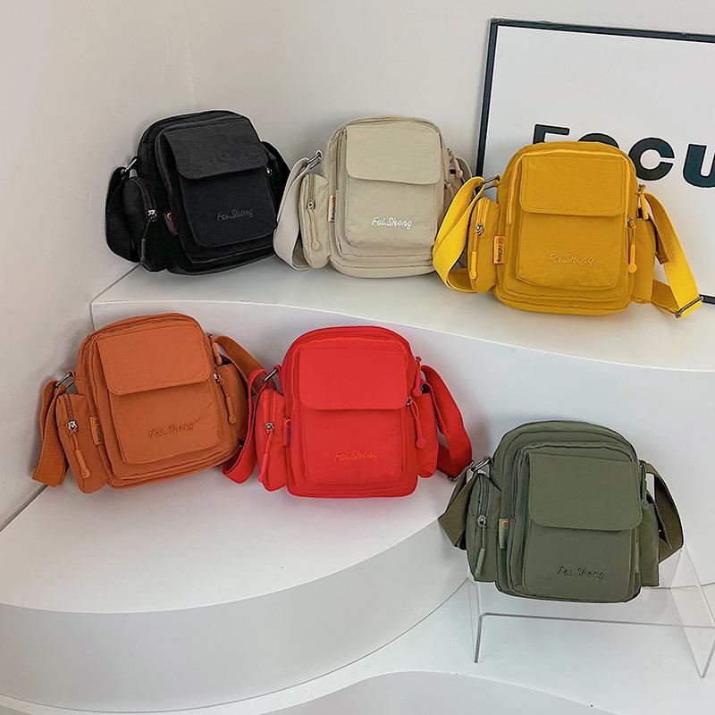 Single-shoulder Bag, Crossbody Bag, Large Capacity, Multi-pocket, Unisex, Wear-resistant, Waterproof, Sports, Outdoor Commuting