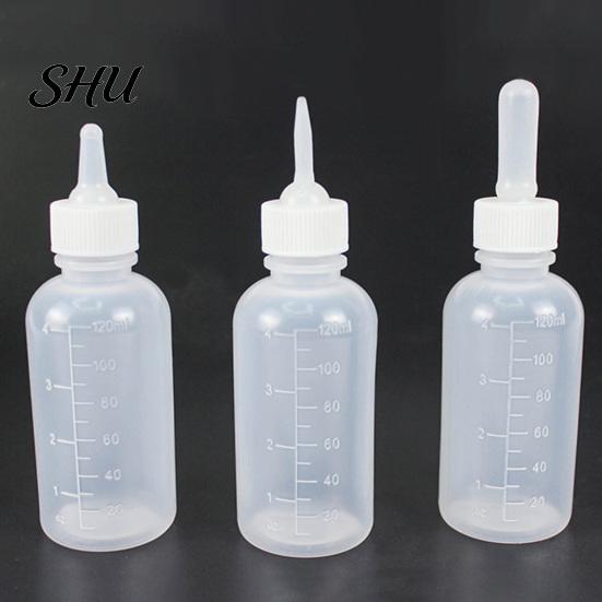 Cat Nursing Bottle 50ml, 120ml Feeding Soft Head Leak-proof Removable No Odor Pet Kitten Dogs for Newborn Puppy