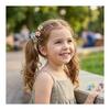 Mini Flower Hair Clips for Girls, 16 Pcs Cute Hair Accessories for Bangs, Small Flower Hair Barrettes for Kids, Party, Wedding, Graduation,