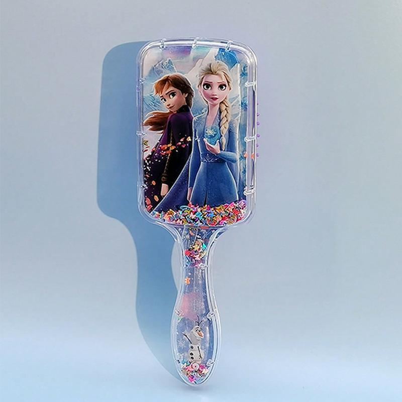 Anime Frozen Air Cushion Comb Lovely Cartoon Elsa Anna Decorative Comb Birthday Gifts Suitable For All Hair Type