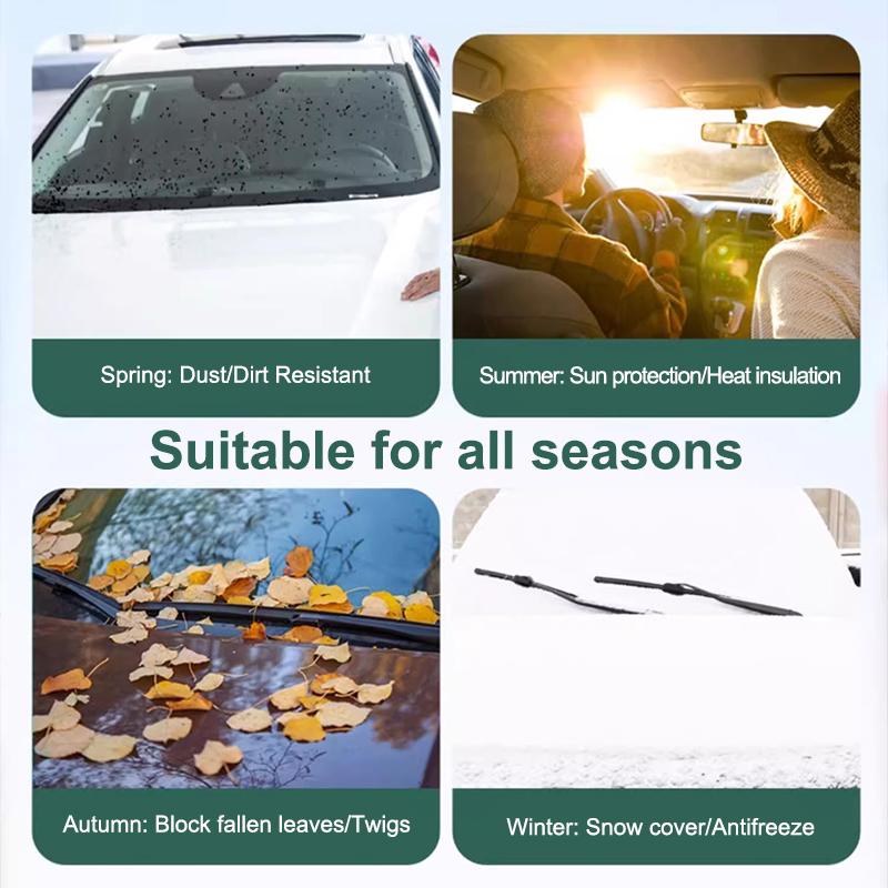 SEAMETAL лобовое стекло автомобиля зимние чехлы для защиты от снега и льда защита — фото 4