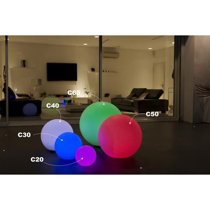 LUMISKY Trådlös LED-sfär med fjärrkontroll 30 cm - Flerfärgad