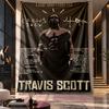 Wall Hanging Tapestry,Travis Scott Printed Fabric Backdrop For Dorm Room Party Decoration