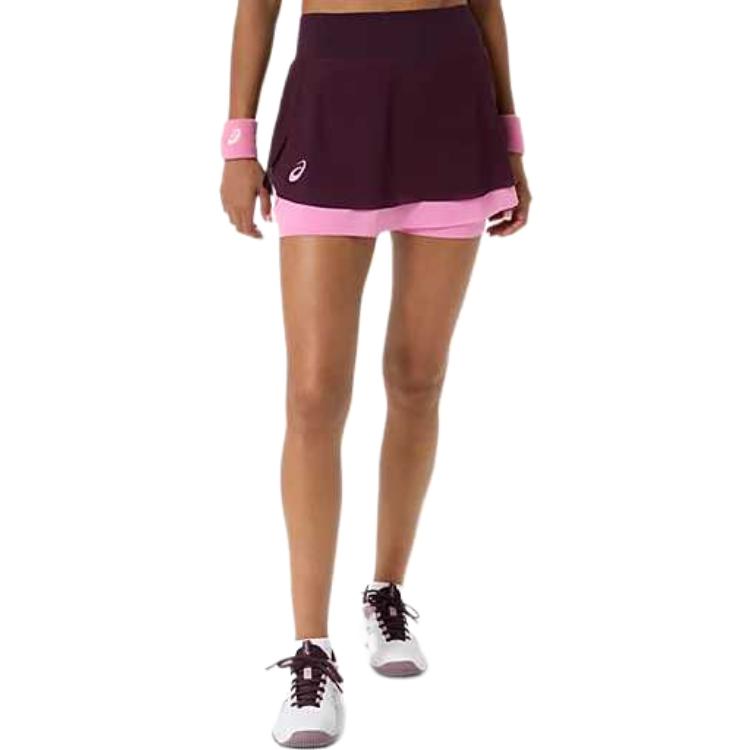 ASICS Breathable Quick-Dry Color Block Casual Skirt Women skirts 2042A455-500