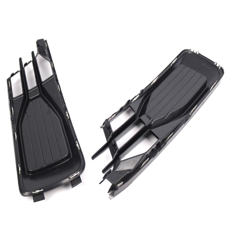 Front Left Driver Side Bumper Fog Light Lamp Hole Cover Grille Molding Trim Replacement Durable for A6C7 2016-2018