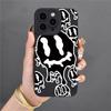 Ghost Smiling Face Anti-Drop Soft Case for iPhone 15/16/13 Pro Max