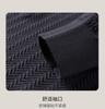 [Sheep Wool&Texture Jacquard] Spring and Autumn New Skin Friendly Breathable Men's Polo Knitted Collar