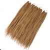 Crochet Braided Long Extension Twist Synthetic Color Block Wig KTB