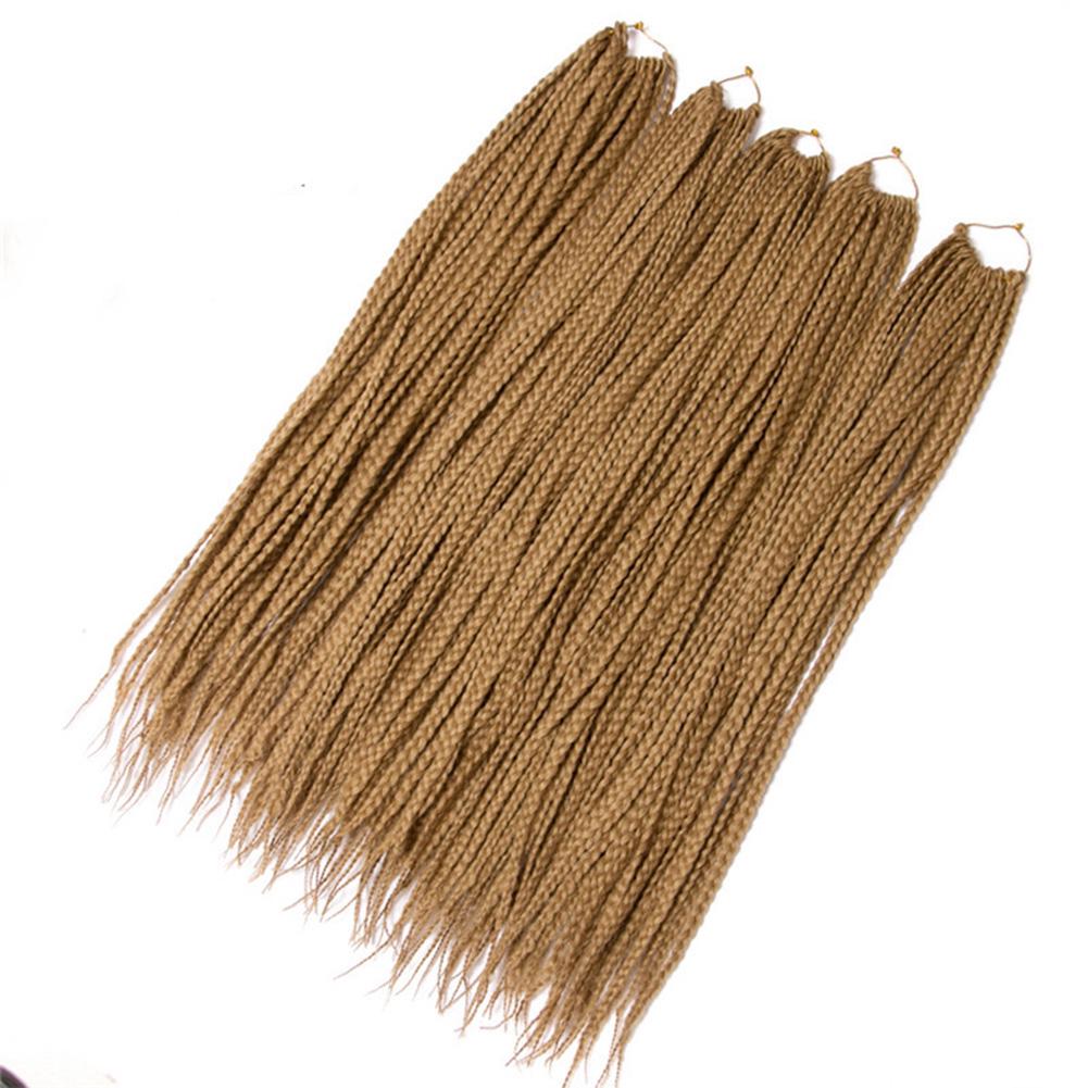 Crochet Braided Long Extension Twist Synthetic Color Block Wig KTB