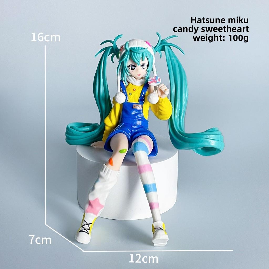Hatsune Miku Candy And Clover Style Model Ornament For Home Office Or Gift Collectible