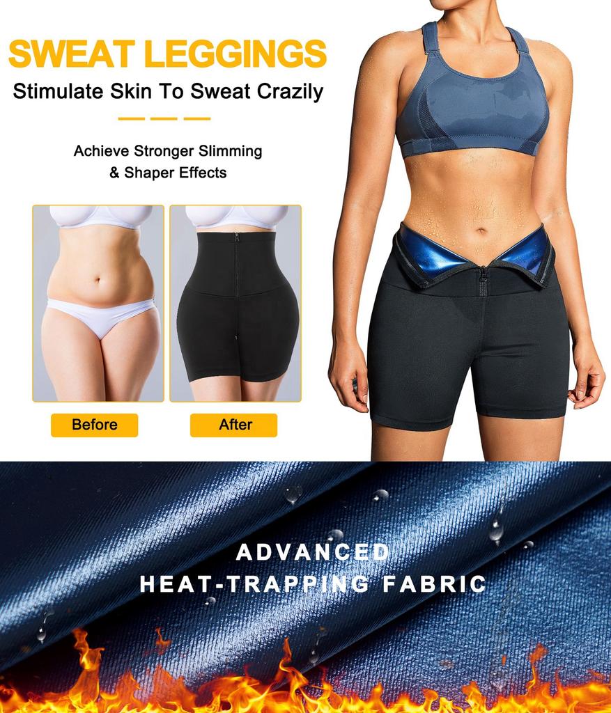 High-end Body Shaping Hip-lifting Shorts Waist and Legs Elastic Fitness Yoga Sports and Leisure Shaping Pants