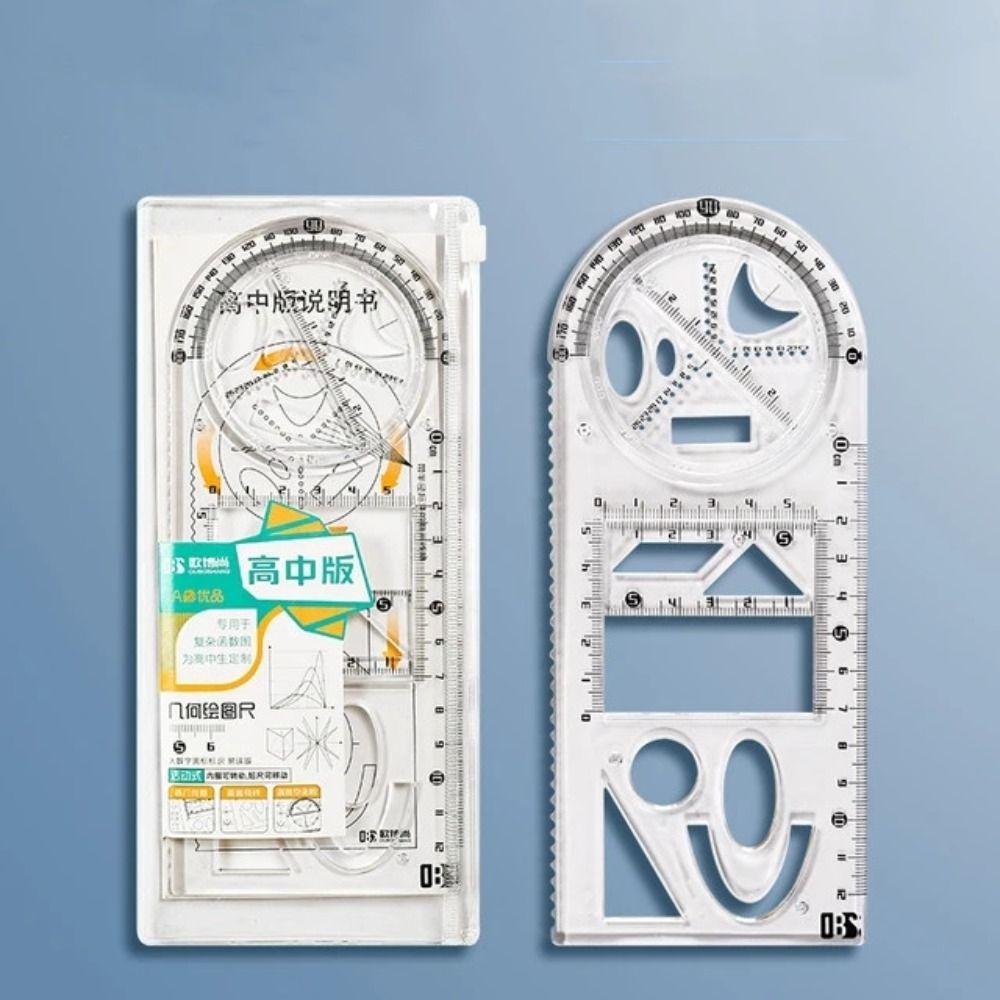 Kreslicí pravítka Geometrické pravítko Matematická kreslicí šablona Matematické pravítko Pro studenty