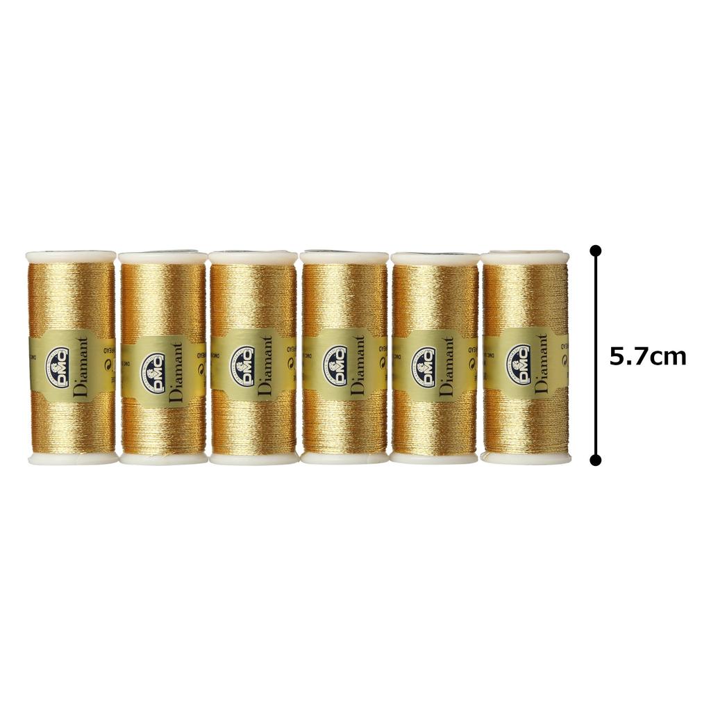 DMC Diamant Thread, 35m, D3821, DMC380B, 6 Rolls per Pack