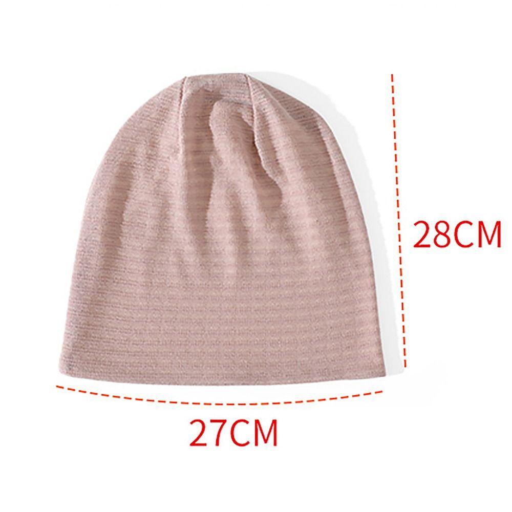 Show Smaller Heaps Hat Elastic Chemo Cap Winter Warm Pullover Cap  Girls
