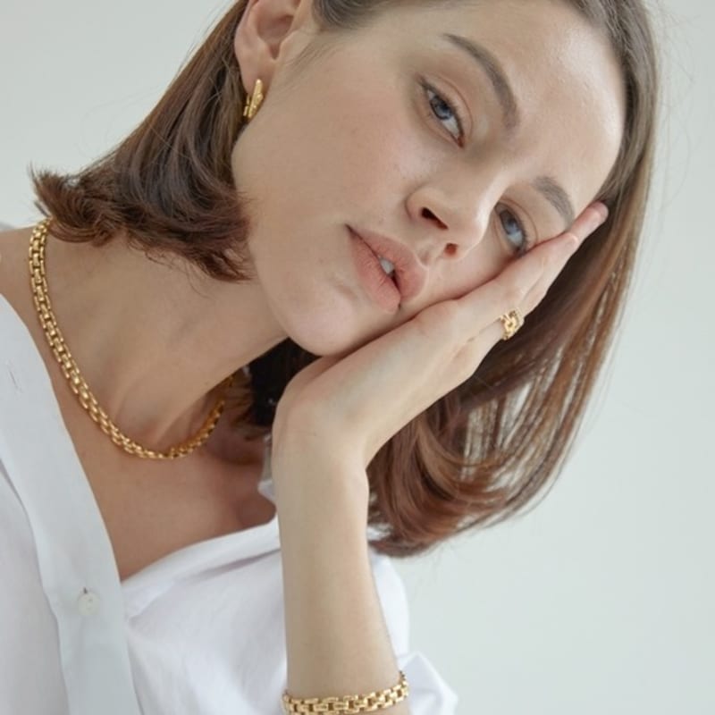 Aphrose Square Chain Bracelet