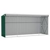 Vidaxl Garden Shed, Wall-Mounted, Green, 118X382X178 Cm