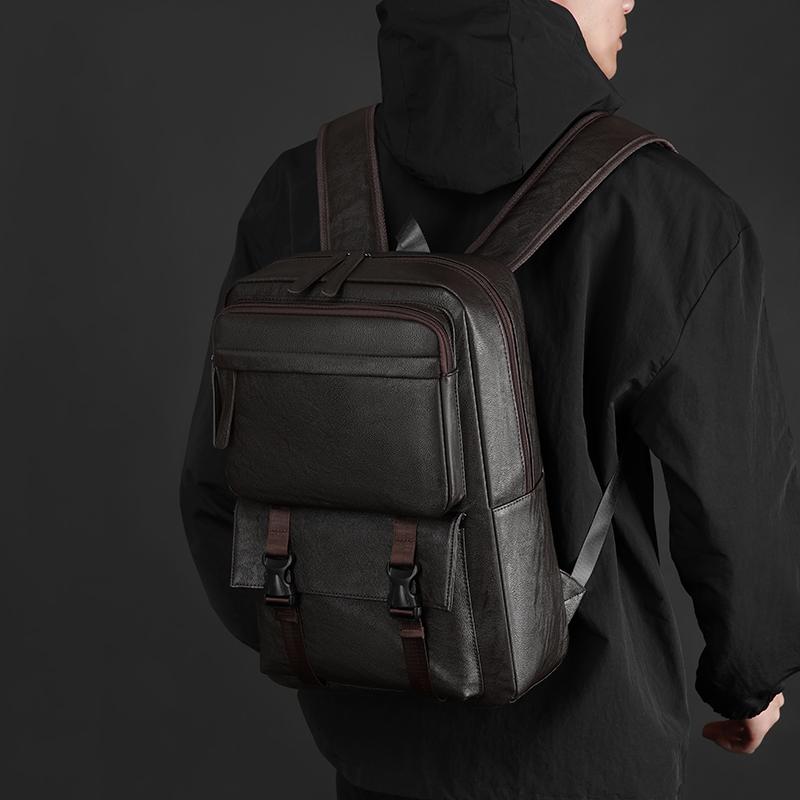 Men's Business Travel Large Capacity Backpack Water-repellent Multifunctional Backpack Commuter Lightweight Backpack