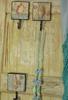 Retro mediterranean beach shell wall hanger
